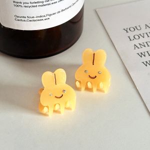 Mini Cute Rabbit Hair Claw Clip Korean Style Fresh out Acetate Hair Accessories Bangs Styling Tool Fashionable Versatile Hairpin