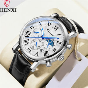CHENXI 973 Top Brand Leisure Mens Watch Waterproof Luminous Luxury Leather Sports Quartz Watch Military Mens Watch reloj hombre