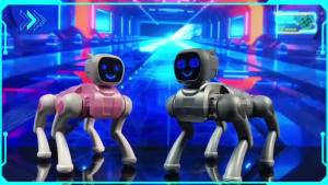 2.4G RC Robot Dog Intelligent Mechanical Dog Voice Dialogue Cute Expression Sing APP Control Programming Puppy Kid Xmas Gifts