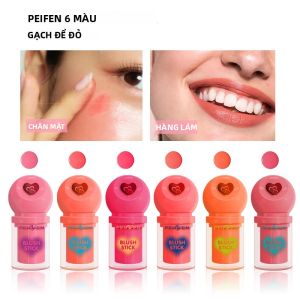 Son Phấn Má Dạng Thỏi Màu Hồng Nhạt Tự Nhiên Lì Mịn Mềm Mại Như Lụa 8g