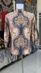 Jayabaya Batik Dieng Kemeja Katun Furing Lengan Panjang
