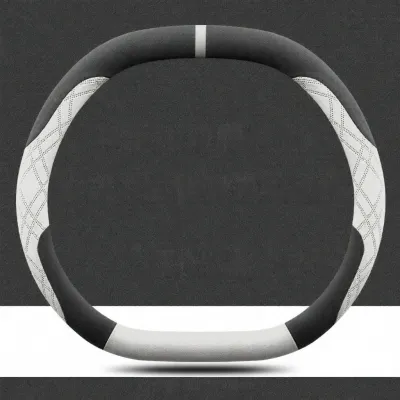 JIBEIDUN | Ultra-thin Flocking Steering Wheel Cover Anti-sweat Sweat Absorbent Premium Feel