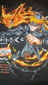 T-shirt Naruto Kakashi Hatake Motif Anime Lengan Pendek Warna Cerah untuk Anak 6-16 Tahun