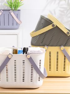 ชั้นวางอเนกประสงค์พลาสติกสำหรับห้องน้ำ ชั้นวางอเนกประสงค์พกพาสะดวก กระดานรองสบู่ ขวดน้ำยาสระผม ที่ใส่ของในห้องน้ำ ที่วางของในห้องน้ำ