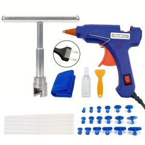 Bộ Dụng Cụ Sửa Chữa Vết Lõm Xe Hơi - Bộ Dụng Cụ Loại Bỏ Vết Lõm Thân Xe Chữ T Với Nhiều Kích Cỡ Cốc Hút Bộ Dụng Cụ Sửa Chữa Vết Lõm Kim Loại Tấm Ô Tô