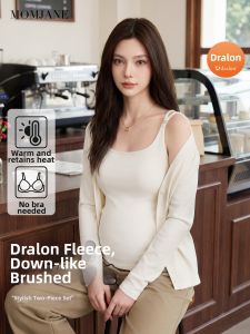 Mom Jane | Breastfeeding Nursing Top Thermal Two-piece Set
