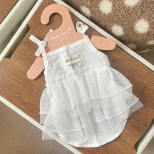 Original HC Pet Princess Style Mesh Skirt Tank Top for Dogs And Cats Lightweight Summer Anti-Hair Loss Cotton Fabric Pet Clothes