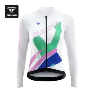 TOSUOD | Comfortable Breathable Cycling Jersey Womens Long Sleeve