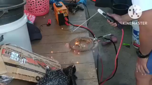 【 1X25MM² 】SPARK 10M Welding Wire Cable 300A welding cable 10 meters Heavy Duty Power Welding Tools For Welding Tools With Electrode Holder And Connector Universal Welding Cable Set High Quality