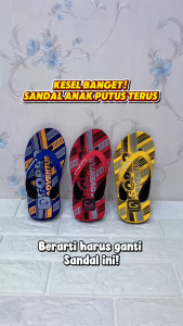 GoPro Adventure Aero-JR JK Sandal Jepit Karet Anak Awet  Anti Licin | Size 28-32