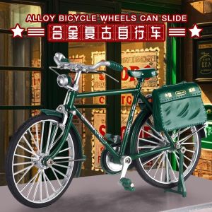 Đồ Chơi Lắp Ráp Xe Đạp Hai Bánh Lớn Cổ Điển Bằng Hợp Kim Thủ Công DIY Đồ Chơi Mô Hình Xe Đạp Đơn Cổ Điển Cho Người Lớn