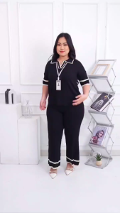 6225 Liliana Knit One Set Wanita Rajut Jumbo