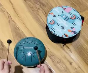 Steel Tongue Drum for Kids: A Compact & Relaxing Musical Instrument