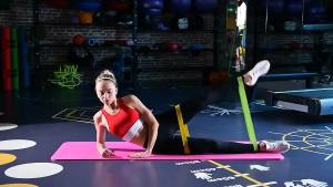 Training Resistance Bands Latex Exercise Band Elastic Yoga Band Weight Loss Workout Tension Band阻力带