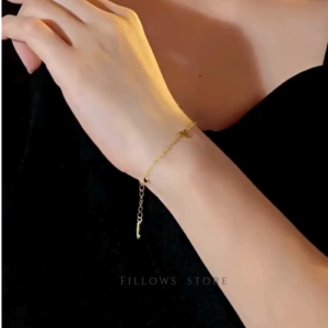 Gelang Hati Titanium Simpel Minimalis Fashion Wanita Model Elegan Terbaru Cantik Aestethic