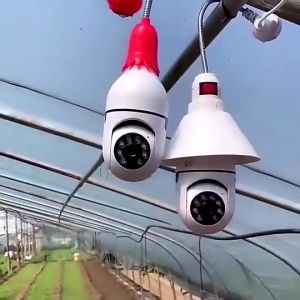 Light bulb CCTV Drone FHD1080P 360 degree Panoramic CCTV Wireless Wifi Camera Two Way Audio Panoramic Night Vision Camera