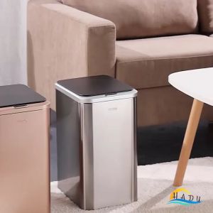 Thùng Rác Cảm Ứng Tự Động Thông Minh CCKO 9L Vỏ Inox Chống Vân Tay Nắp Mở Không Chạm Tay Ngăn Mùi Hôi Dùng Cho Phòng Khách Nhà Vệ Sinh Cao Cấp