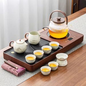 XIANGYE | Bộ Trà Nhỏ Sang Trọng Bàn Trà Tự Động Có Máy Nước Nóng