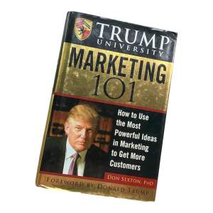 ส่งฟรี มีโค้ดส่วนลด Trump University MARKETING 101 หนังสือภาษาอังกฤษมือสอง