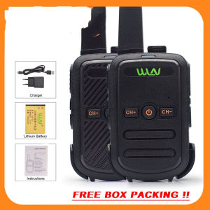 HT WLN C51 walkie talkie  Handy Talky sipil daya tinggiMini Wln Two-Way Radio Walkie Talkie 16 Channel UHF 400 - 470MHz