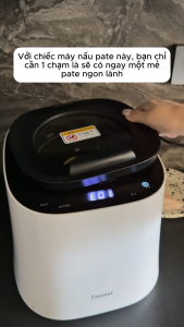 Máy Làm Pate Cho Chó Mèo Máy Nấu Thức Ăn Thịt Sấy Cho Chó Mèo Fassner Mini tiện lợi - HeLiPet