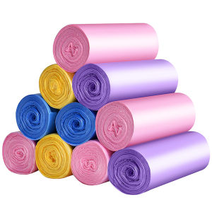 ถุงขยะม้วน 5 สี 20 ใบ/ม้วน และ 100 ใบ/ม้วน ขนาด 45x50 cm