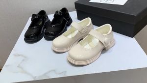 Mary Jane Style School Shoes For Girls: PU Leather Non-slip & Glossy Lolita JK Plus Size 27-37