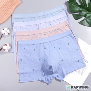 Celana Dalam Pria 2 pcs Underwear Boxer Ice Silk Ukuran XL-3XL (62.5-85 kg) 6603