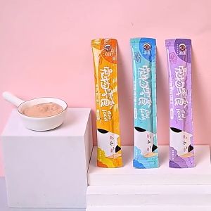 พร้อมส่ง!! 50 ชิ้น ขนมแมวเลีย น้องเหมียว อาหารสำหรับลูกแมว มีให้เลือก3รส สินค้าแต่ละชิ้นมี ราคาดีกว่า Cat Snack Stick