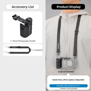 Vamson | Street Photography Hand Grip Kit For Action Camera