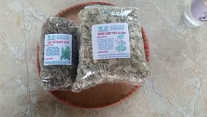 Lá sen sây khô  [1kg]  TẶNG  [100G} cỏ ngọt - ổn định huyết áp  duy trì vóc dáng  cải thiện giấc ngủ