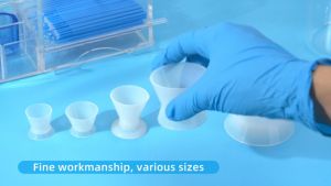 4pcs/set Dental Mixing Cup Silicon Mixing Bowl Rubber Cup Lab Gigi