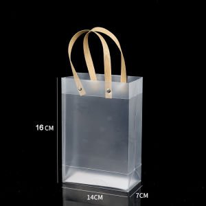 Transparent Tote Bag Gift Tote Bag Reusable Packaging Bag PVC/Plastic Transparent Bag