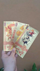 Lucky Trio Set - 2026 Year of the Horse Dragon Maneki Neko Set for Business Success and Money Gift for New Year