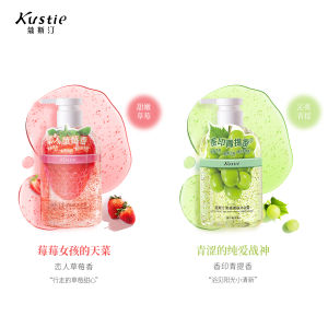 Kustie Fruit Jam Bath Gel Nourishing Skin Fresh Sweet Fruit Scent Long Lasting Home Use Bath Care for All Skin Types