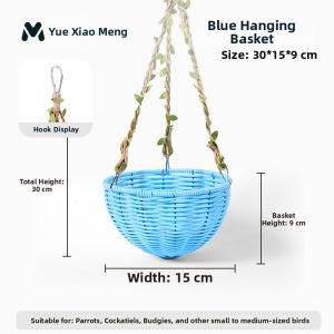YUEXIAOMENG | Parrot Sleeping Nest Cage Decor Birdhouse