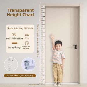 Accurate Removable Height Measure Wall Sticker