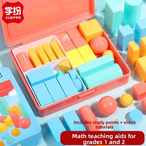 XUEFEN | Stereoscopic Geometry Recognition Square Building Blocks Math Kit
