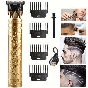 Electric hairdresser with LCD screen retro oil head carving hairdresser hairdresser-precise trimming