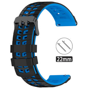22mm Breathable Strap For Xiaomi Watch 5 S5 S4 S3 S2 S1 Active Silicone Wristband for HUAWEI GT 6 5 4 46mm Runner2 Sports Correa