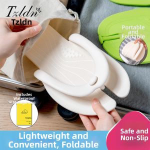 TZLDN | Portable Anti-Slip Sandals for Women Travel Swimming Pool Beach Use