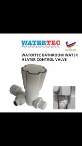 WATERTEC Water Heater Valve Bathroom Heater Control Valve Inlet Outlet Stopcock Injap Pemanas Air