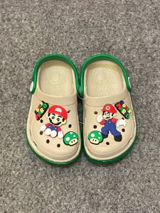 Sendal Selop Anak Laki Laki Size 20-35 Anti Slip Motif Super Mario Bros Baim Kodok