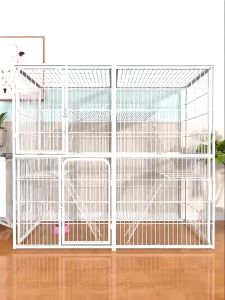 GREENPETS Cat Cage Large Platform Cage for Cat Dog Cat House Pet Cage Cat Condo Stackable Sturdy Villa