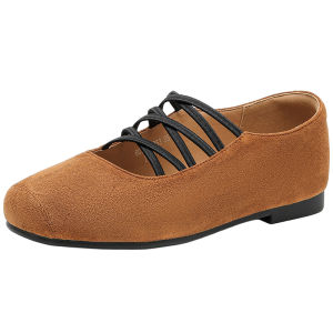 Josiny | Ballet-Style Cross Strap Flats