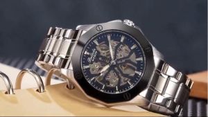 COD Jam Tangan Pria Belleda 9606 Clasick Rantai Stainless Steel Mesin Automatic Anti Air 30 Meter
