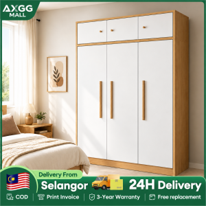 KEKEE Multi-Door Wardrobe Large Capacity Clothes Storage Cabinet With Free Rack Bedroom Clothing Organizer Home Storage Furniture