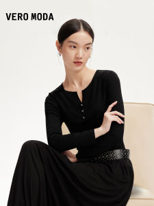 Vero Moda | Autumn Smart Casual Long Sleeve V-Neck T-Shirt