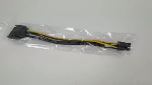 OULLX SATA 15 Pin to 6 Pin Graphics Card Power Supply Cable for BTC Miner PC SATA Machine Wire Adapter for Computer Cable