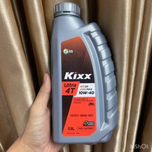 [GIẢM 10%] Dầu Nhớt Tổng Hợp Xe Số Xe Côn Tay Kixx Ultra 4T 10w40 0.8L 1L - nhập khẩu Hàn Quốc